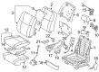2012 Toyota Avalon Seat Cover Diagram - 71071-07090-A0