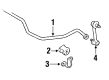 Toyota Camry Sway Bar Bushing Diagram - 48818-20040