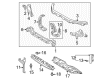 Toyota Avalon Front Cross-Member Diagram - 57104-07010