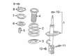 Toyota RAV4 Strut Housing Diagram - 48520-80636