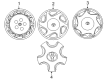 Toyota Camry Wheel Cover Diagram - 42603-33060