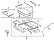 Toyota Avalon Sunroof Diagram - 63201-06060