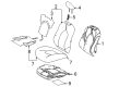 Toyota Highlander Seat Cover Diagram - 71073-0E490-B4