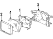 1984 Toyota Corolla Headlight Diagram - 81106-1A150