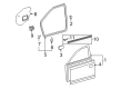 Toyota Venza Door Seal Diagram - 67861-0T011