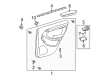 2007 Toyota 4Runner Armrest Diagram - 74250-35201-B0