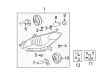 Toyota Matrix Headlight Diagram - 81150-02650