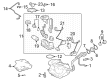 Toyota Corolla Fuel Line Clamps Diagram - 77285-06590