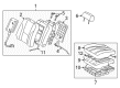 Toyota Avalon Seat Cushion Diagram - 71410-AC150-B0