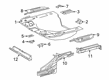 2022 Toyota Corolla Floor Pan Diagram - 58311-12380