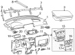 Toyota Glove Box Diagram - 55303-02131-B0