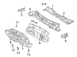 Toyota Camry Dash Panels Diagram - 55101-33170