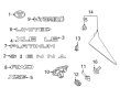 Toyota Emblem Diagram - 75445-0E010