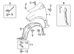 Toyota Yaris Fender Diagram - 53802-52210