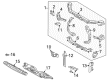 Toyota Camry Radiator Support Diagram - 53201-33110