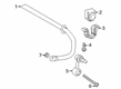 Toyota Corolla Sway Bar Kit Diagram - 48805-12160