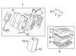 Toyota Avalon Armrest Diagram - 72820-AC081-B0