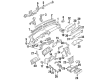 Toyota Cressida Dash Panel Vent Portion Covers Diagram - 55607-22080-02
