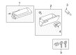Toyota RAV4 Glove Box Diagram - 55550-0R011-E0