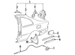 Toyota Camry Fuel Door Diagram - 77350-AA010