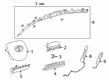 Toyota Avalon Clock Spring Diagram - 84308-06040