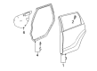Toyota Matrix Weather Strip Diagram - 67871-01050