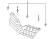 Toyota Venza Grille Diagram - 53101-0T010