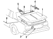 Toyota Celica Trunk Lid Latch Diagram - 64610-20130
