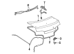 Toyota Paseo Trunk Lid Latch Diagram - 64610-16082