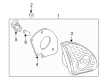 Toyota Corolla Back Up Light Diagram - 81680-02030