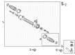 Toyota Prius V Rack And Pinion Diagram - 45510-47110