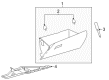 2017 Toyota Corolla Glove Box Diagram - 55550-02400-C0