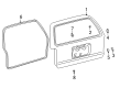 1999 Toyota 4Runner Door Seal Diagram - 67881-35020