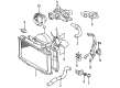 Toyota Supra Cooling Fan Assembly Diagram - 16361-46070