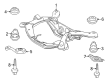 Toyota Sienna Crossmember Bushing Diagram - 52272-0E090