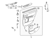 2004 Toyota Avalon Armrest Diagram - 74250-AC020-E0