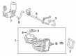 Toyota Camry Brake Booster Vacuum Hose Diagram - 44572-06020