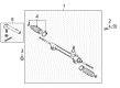 Toyota Rack And Pinion Diagram - 45510-06031