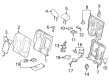 Toyota Grand Highlander Armrest Diagram - 72830-0E520-C1