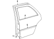 Toyota Corolla Door Moldings Diagram - 75730-12070
