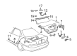 Toyota Avalon Trunk Lid Latch Diagram - 64610-AC040