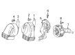 Toyota Avalon Horn Diagram - 86520-AA010