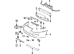 Toyota Supra Emblem Diagram - 75314-14010