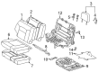 Toyota Land Cruiser Seat Cover Diagram - 79031-60C00-C4