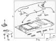 Toyota Highlander Dome Light Diagram - 63650-0E140-B0