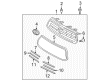 Toyota Highlander Grille Diagram - 53101-0E100
