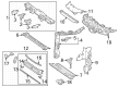 Toyota Crown Radiator Support Diagram - 53205-48900