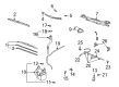 Toyota Sequoia Windshield Wiper Diagram - 85214-24051