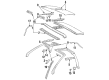 Toyota MR2 Weather Strip Diagram - 63627-17022