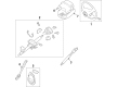 Toyota 4Runner Steering Column Diagram - 45250-35A70